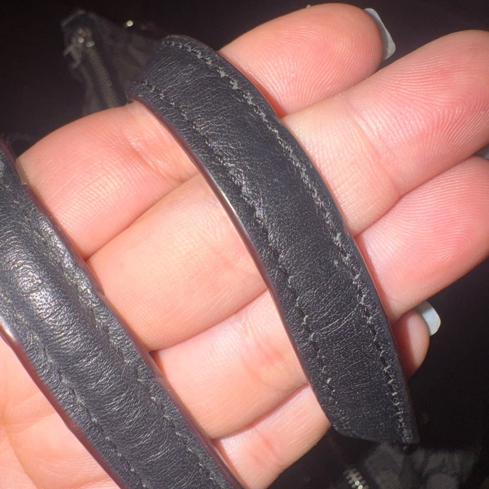 Coach Black and Gray Signature Shoulder Bag - Picture 4 of 8